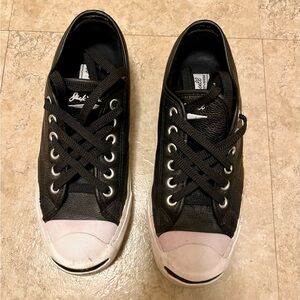 Converse Jack Purcell Black and White Sneakers